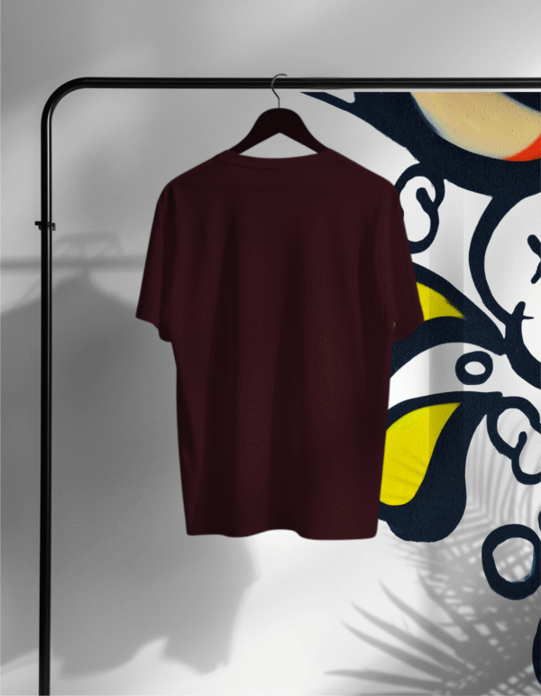 Tea Stop is Greater than Pit Stop Unisex Supima T-Shirt (Maroon)