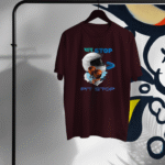 Tea Stop is Greater than Pit Stop Unisex Supima T-Shirt (Maroon)