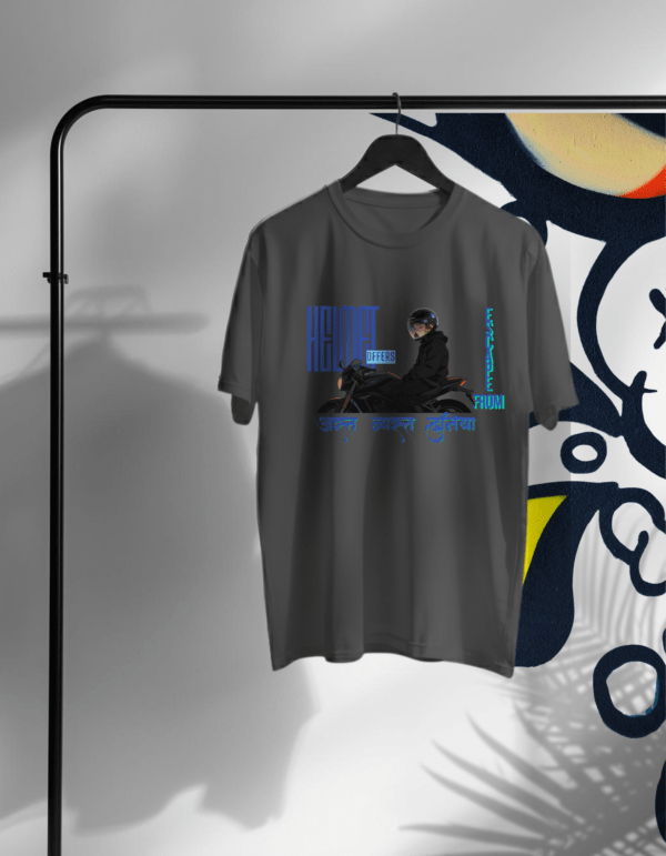 Helmet offers escape from busy world black front