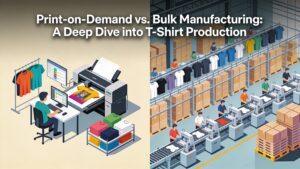 Print-on-Demand vs. Bulk Manufacturing: A Deep Dive into T-Shirt Production featured image