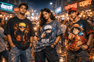 Anime oversized t-shirts India featured image