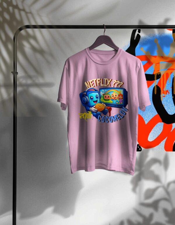 Netflix?? nope, Cocomelon Light baby Pink Front