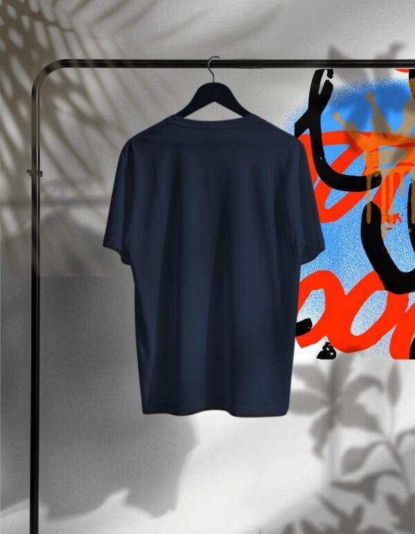 Coffee is a Necessity Navy Blue Back